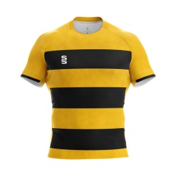 Fast Track Rugby 2 Colour Design In Yellow and Black